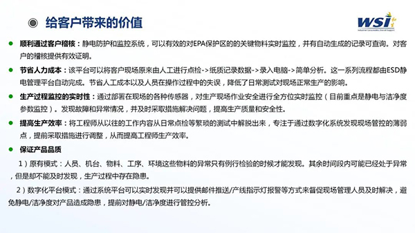 深化合作·共創未來 | WSI與TAA合作靜電與潔凈參數監控平臺相關機電產品！